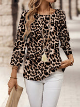 Blusa Estampada Animal Print com Manga 3/4 Blusa Estampada Animal Print com Manga 3/4